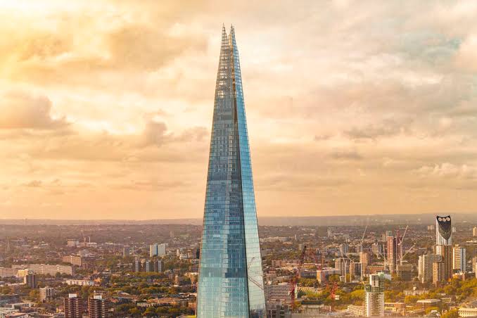 shows the Shard in the UK: 