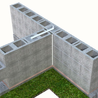 shows a masonry wall
