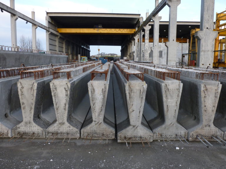 image showing a standard precast SY beam bridge 