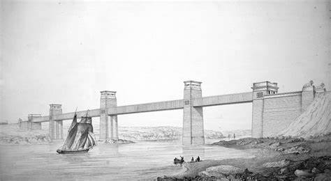 image showing the Brittania bridge. 