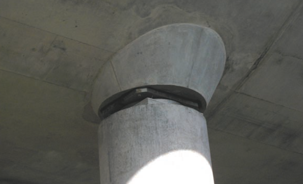 pinned bearing in  concrete bridges 