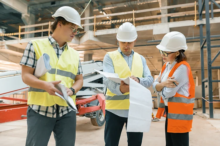 image showing top professionals in a building project