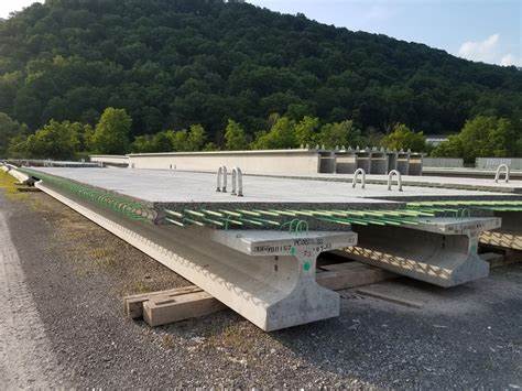 image showing a prestressing concrete deck 