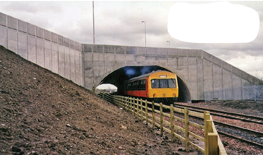 shows a standard precast arches bridge 