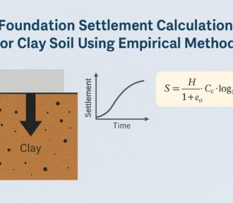 Estimating Foundation Settlement in Clay Soils Using Empirical Methods