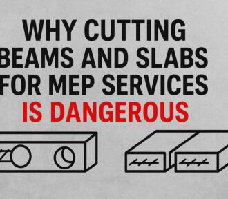 Why Cutting Structural Elements for MEP Services is Dangerous