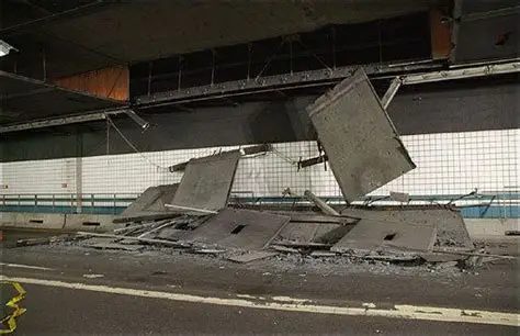 I-90 tunnel ceiling collapse