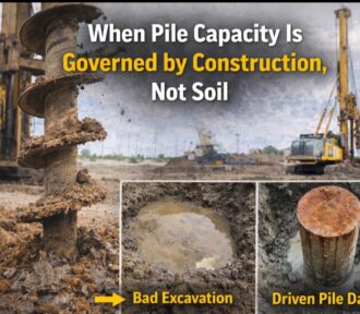 When Pile Capacity Is Governed by Construction, Not Soil