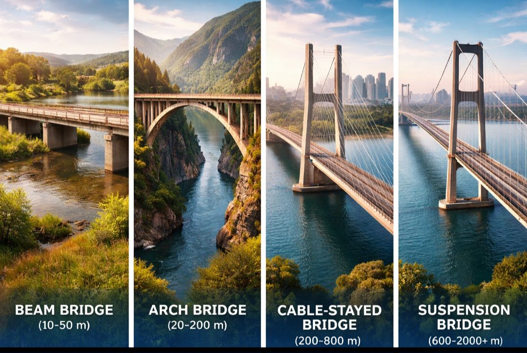 Bridge Type Comparison from Short to Long Spans - STRUCTURES CENTRE