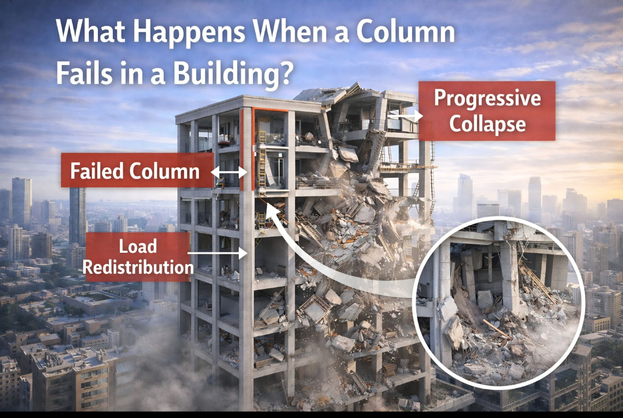 Collapse Columns What Happens When a Column Fails in a Building? - STRUCTURES CENTRE