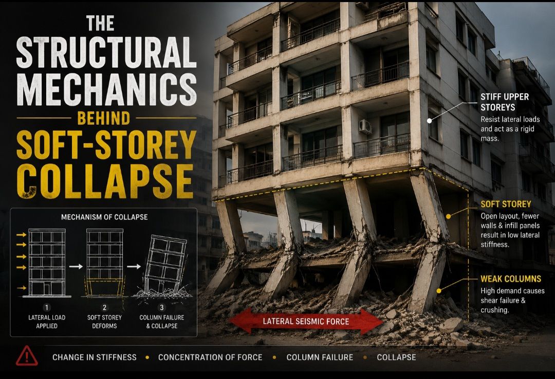 The Structural Mechanics Behind Soft-Storey Collapse - STRUCTURES CENTRE