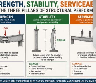 The Difference Between Strength, Stability, and Serviceability in Structural Engineering