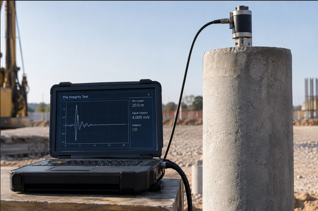 featured image for article on pile integrity testing