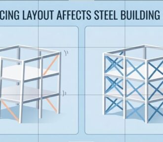 How Bracing Layout Influences Steel Building Stability